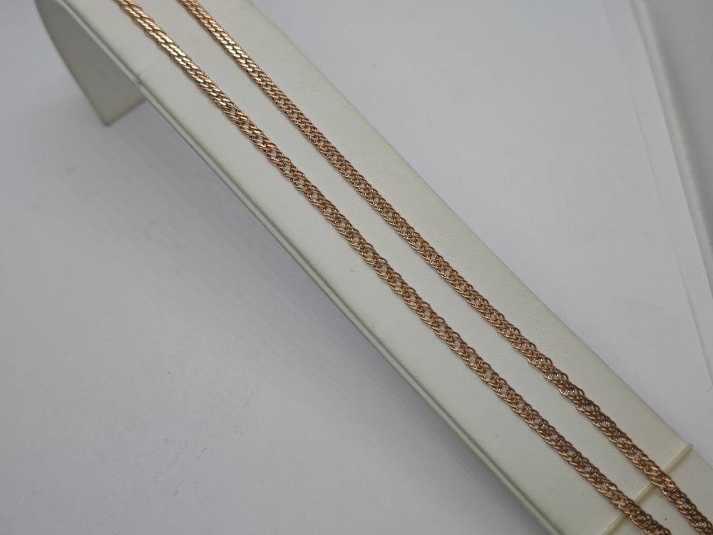 ЦЛР3585 ЦЕПЬ ПОЛНОВЕСНАЯ Ромб тройной (Au 585)