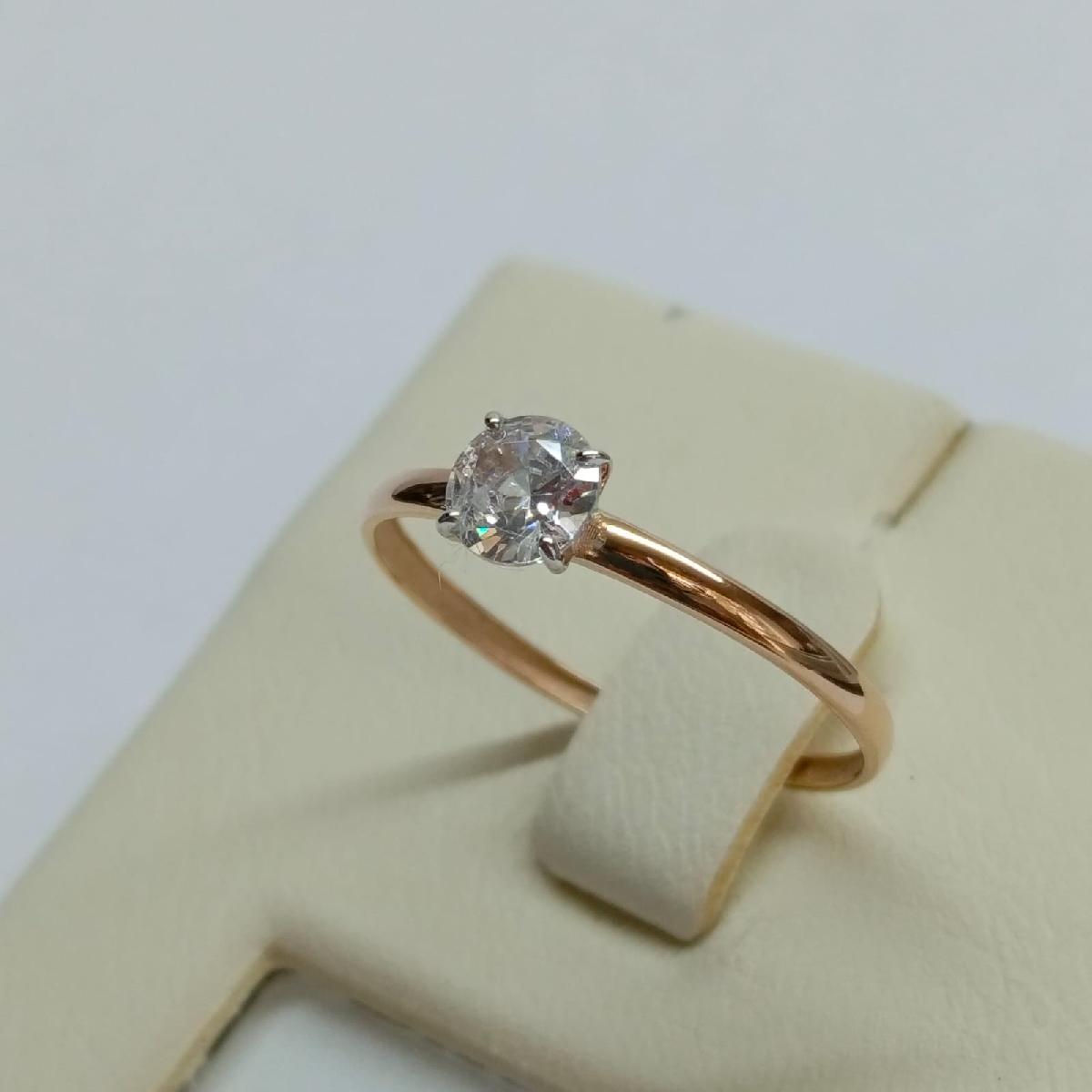 КОЛЬЦО С КАМНЕМ (Au 585)