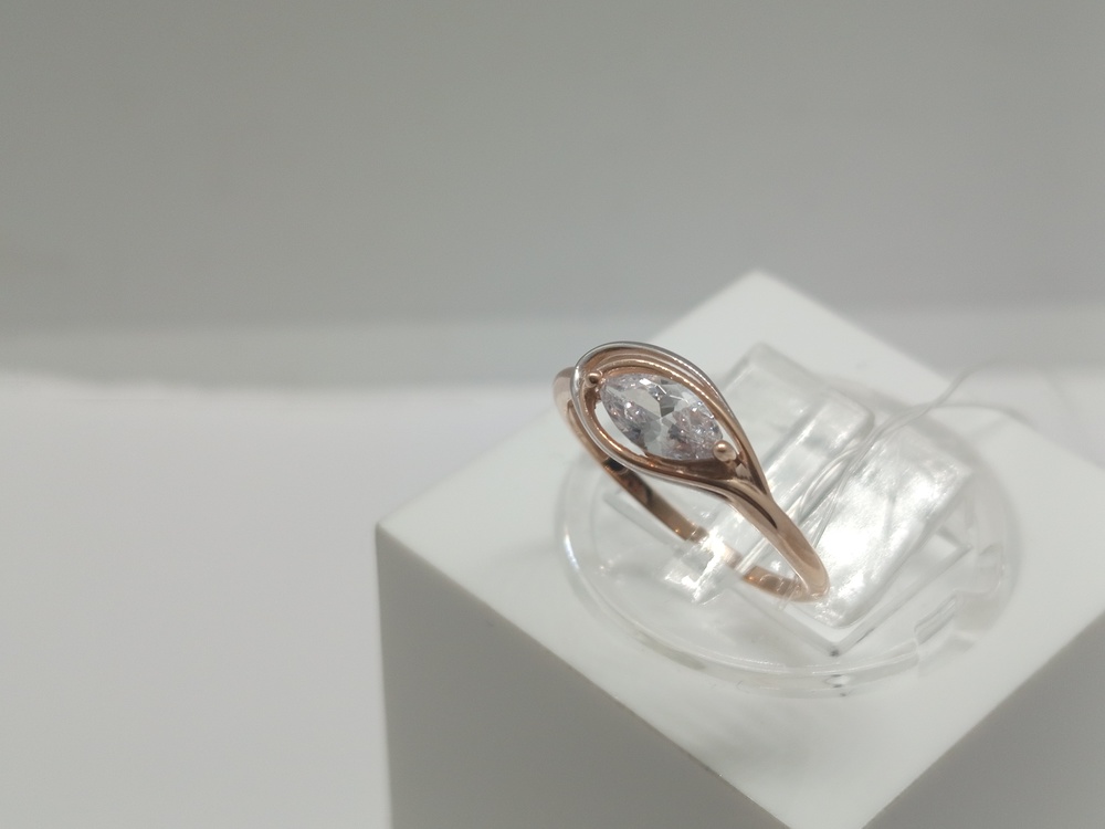 КОЛЬЦО С КАМНЕМ (Au 585)