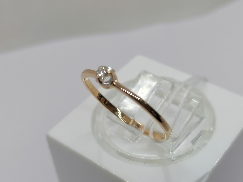 КОЛЬЦО БРИЛЛИАНТ Au 585