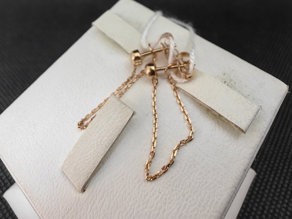 СПУС585 СЕРЬГИ ПУСЕТЫ (Au 585) СПУС585 СЕРЬГИ ПУСЕТЫ (Au 585)