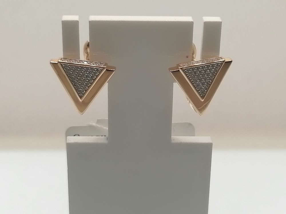 СЕРЬГИ С КАМНЯМИ (Au 585)