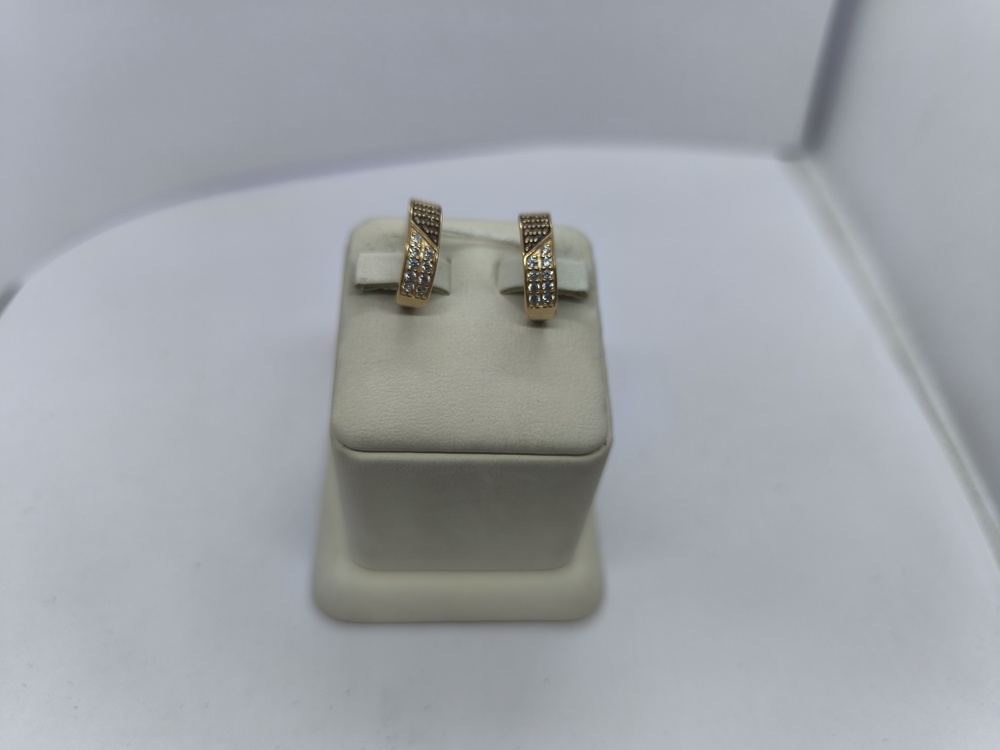 СЕРЬГИ С КАМНЯМИ (Au 585)