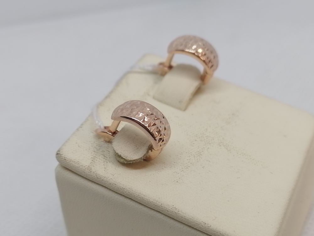 СЕРЬГИ БЕЗ КАМНЯ (Au 585)