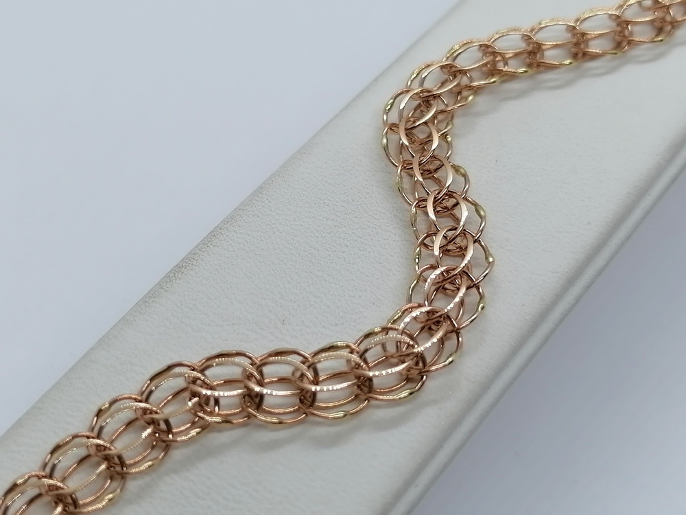 170005 БРАСЛЕТ ПОЛНОВЕСНЫЙ Итальянка (Au 585)