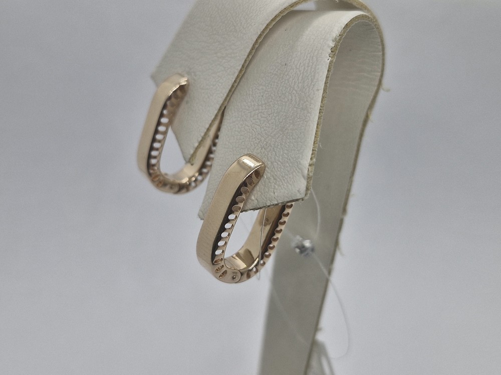 СЕРЬГИ БЕЗ КАМНЯ (Au 375) СЕРЬГИ БЕЗ КАМНЯ (Au 375)