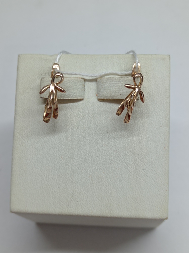 СЕРЬГИ БЕЗ КАМНЯ (Au 585)