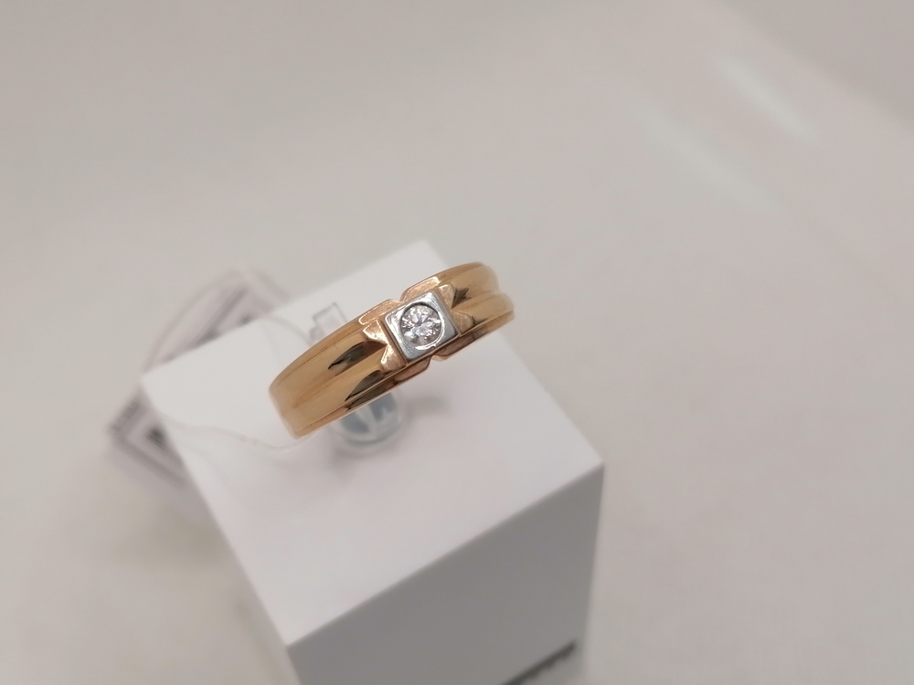 018473 КОЛЬЦО С КАМНЕМ (Au 585)