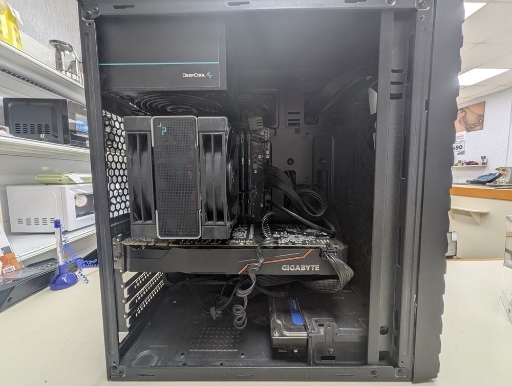 Системный блок Aero Cool; Core i3-10100F, GeForce GTX 1080, 16 Гб, Нет, 1 Tb