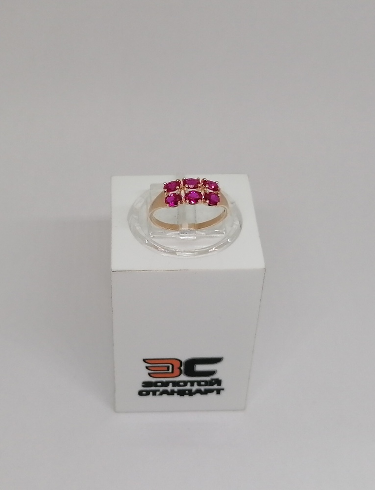 КОЛКМИ585 КОЛЬЦО С КАМНЯМИ (Au 585)