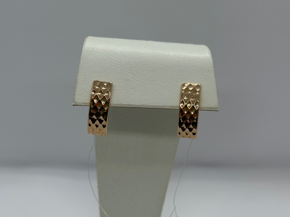 СЕРЬГИ БЕЗ КАМНЯ (Au 585)