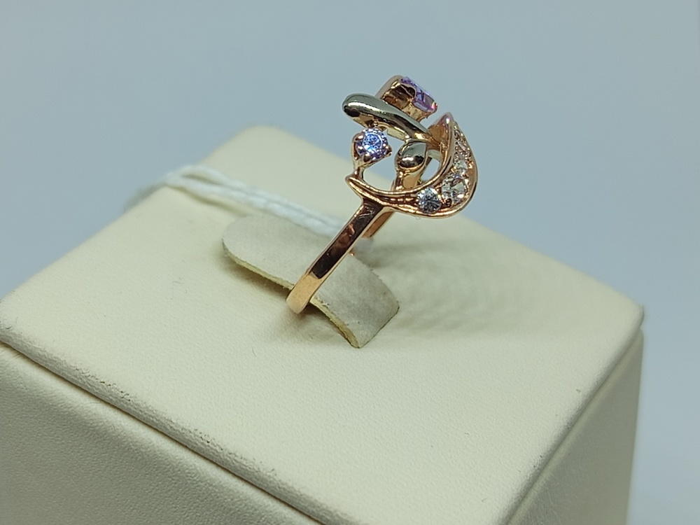 КОЛКМИ585 КОЛЬЦО С КАМНЯМИ (Au 585)