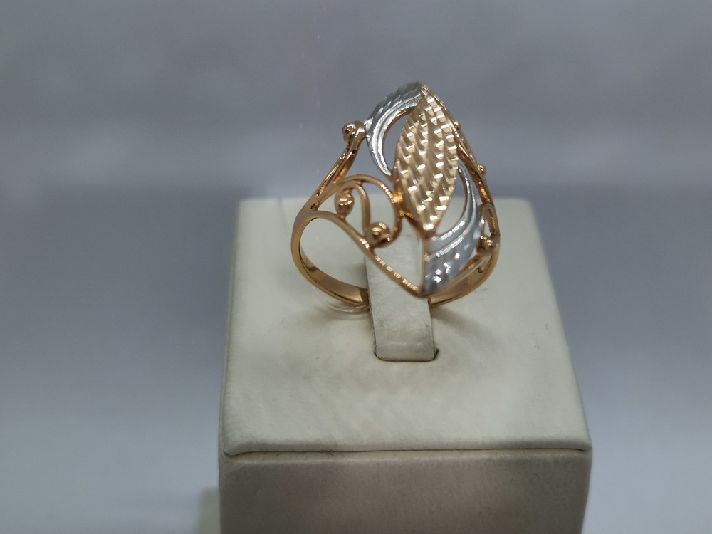 К-157_au КОЛЬЦО БЕЗ КАМНЯ (Au 585)