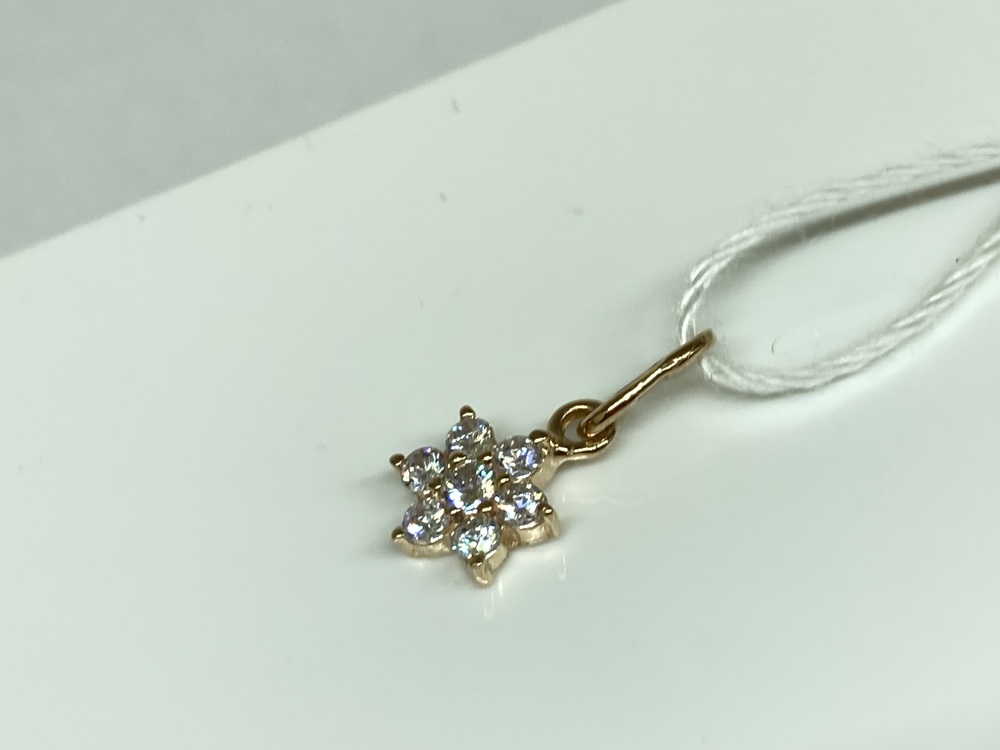 ПОДВЕСКА С КАМНЯМИ (Au 585)