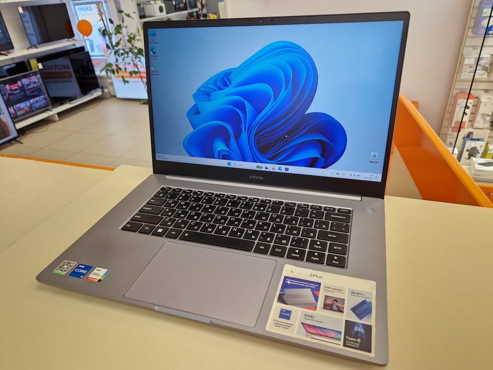 Ноутбук Infinix inbook y2 plus xl29; Core I5-1155G7, Iris(R) Xe Graphics, 16 Гб, 512 GB, Нет