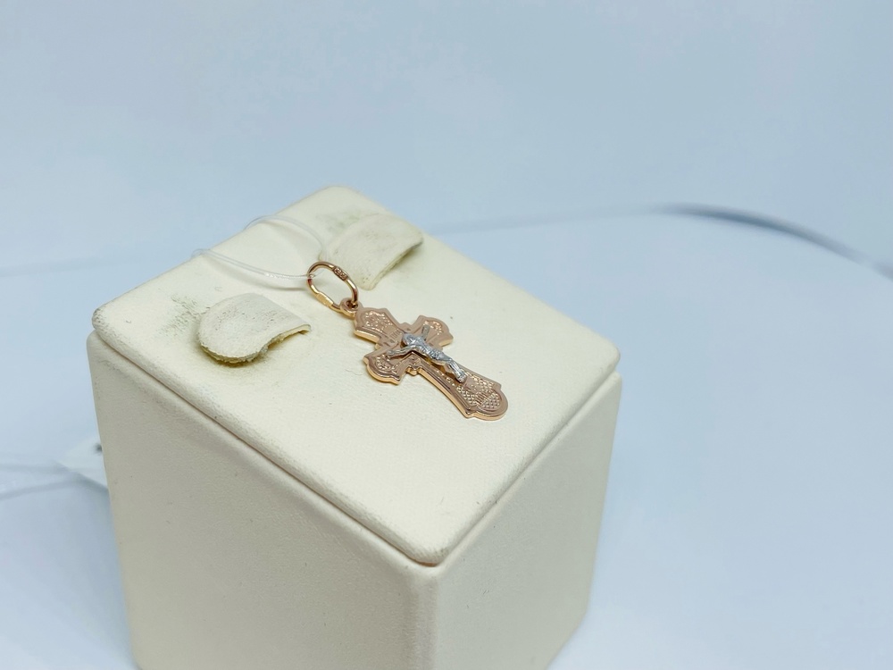 ПОДВЕСКА КРЕСТ (Au 585)