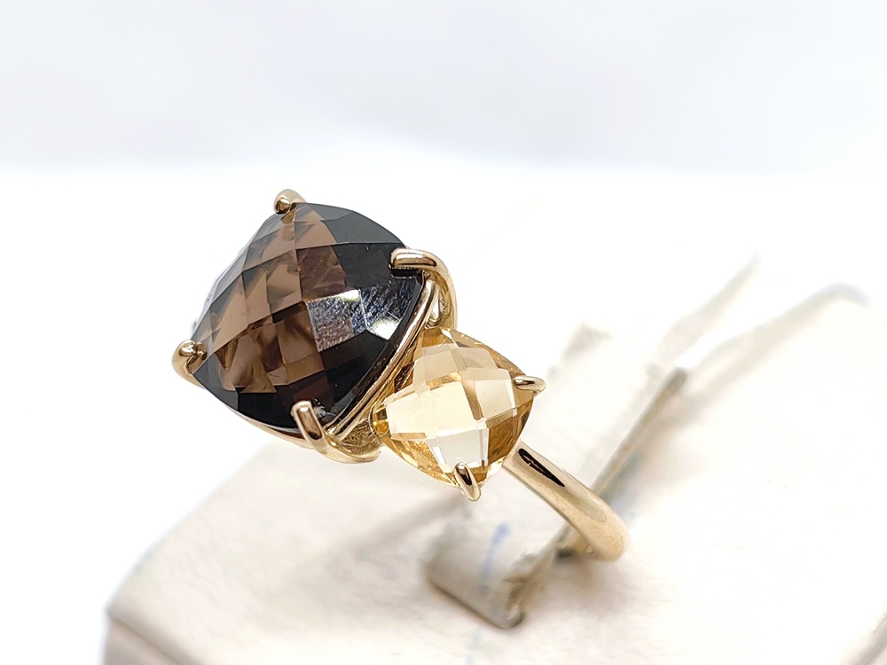 КОЛКМИ585 КОЛЬЦО С КАМНЯМИ (Au 585)