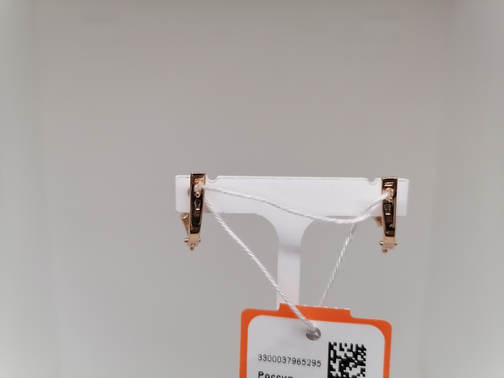 СЕРЬГИ С КАМНЕМ (Au 585)