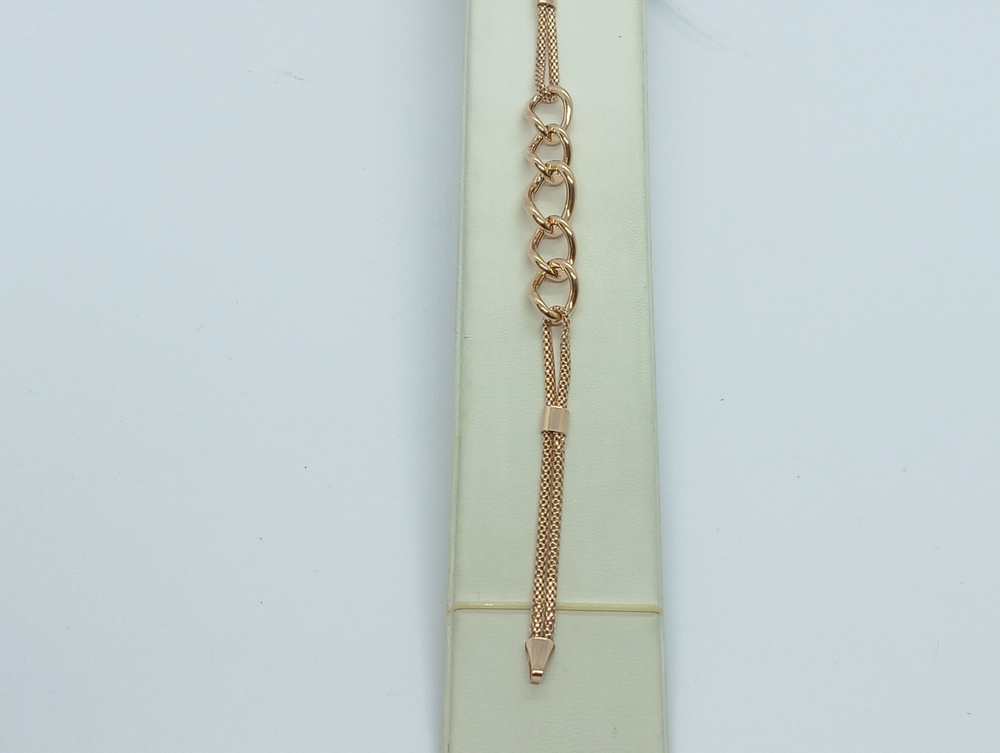 Т-1449 БРАСЛЕТ БЕЗ КАМНЯ (Au 585)