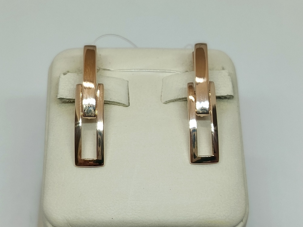СЕРЬГИ БЕЗ КАМНЯ (Au 585) СЕРЬГИ БЕЗ КАМНЯ (Au 585)