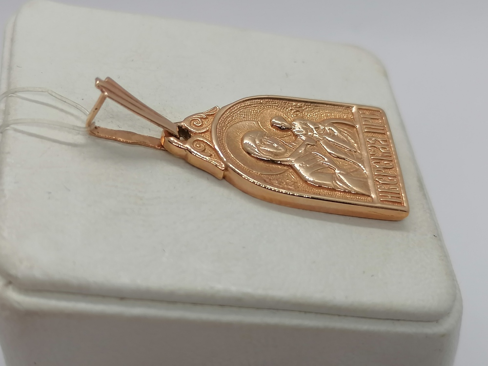 1809 ПОДВЕСКА ИКОНА без камня (Au 585)