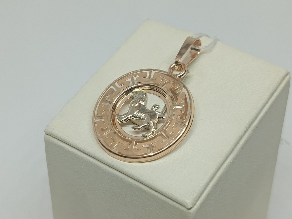ПОДВЕСКА ЗНАК ЗОДИАКА ЛЕВ (Au 585)