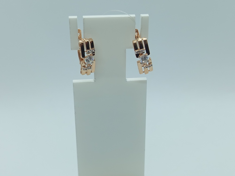 СЕРЬГИ С КАМНЯМИ (Au 585)