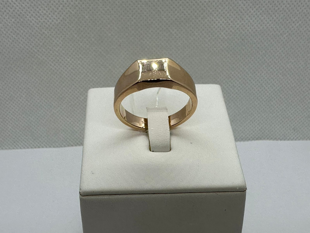 01-0064 КОЛЬЦО ПЕЧАТКА без камня (Au 585)