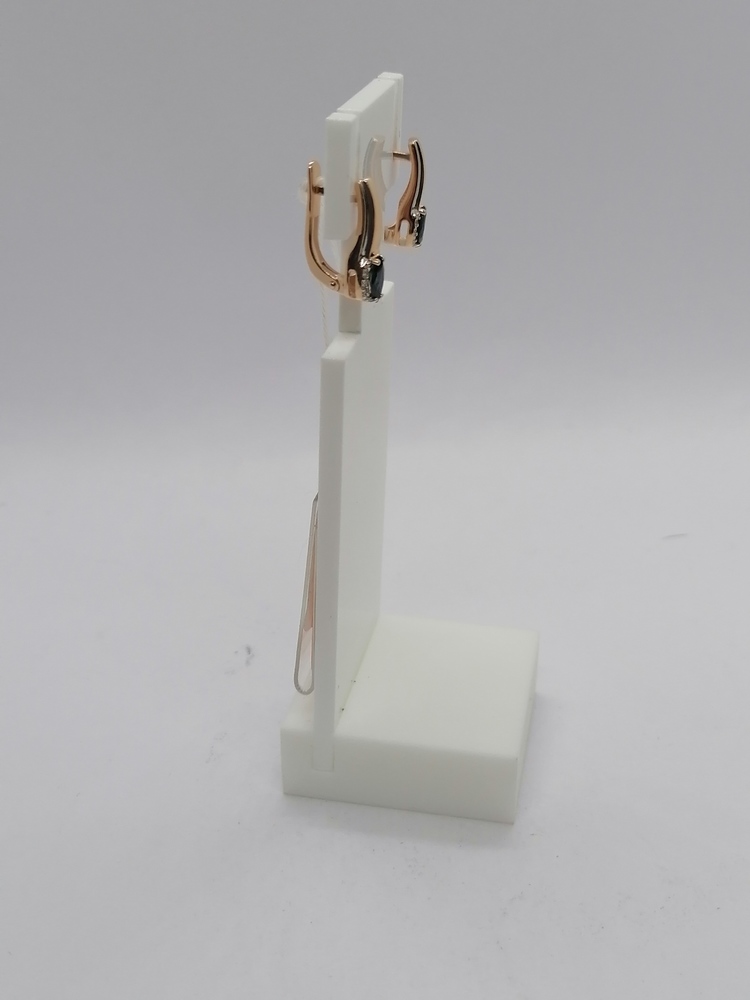 СКМИ585 СЕРЬГИ С КАМНЯМИ (Au 585)