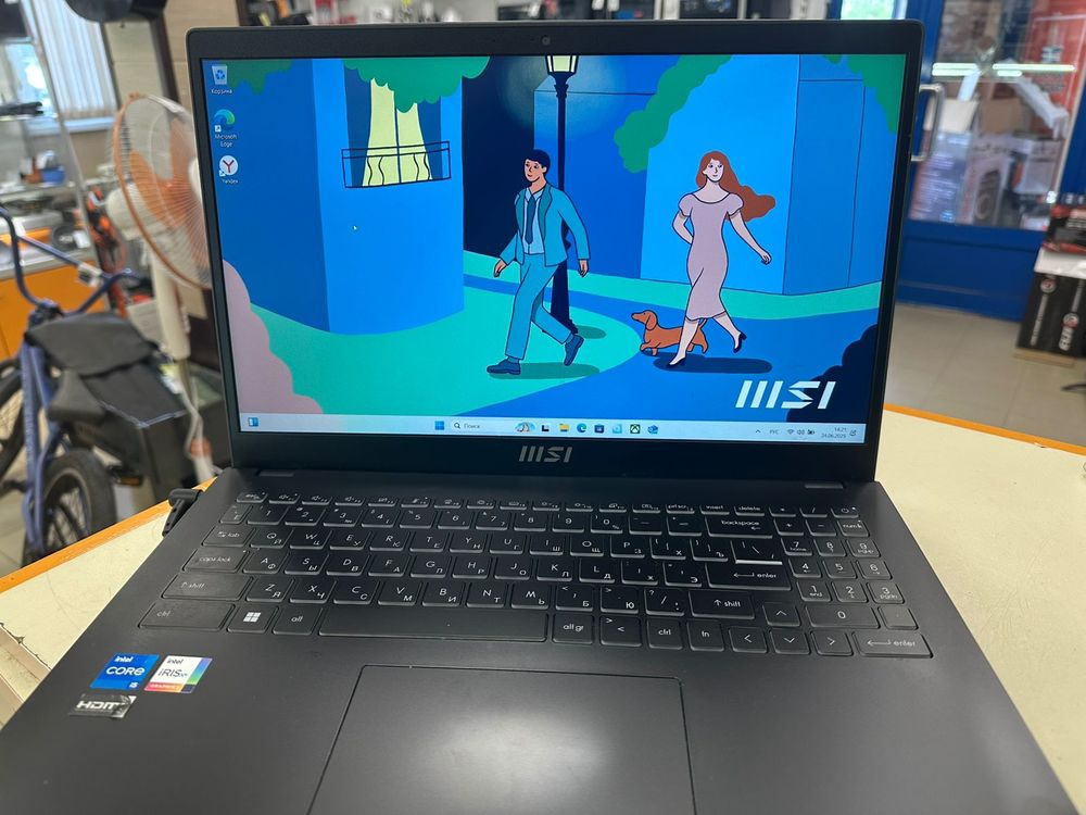 Ноутбук MSI Modern 15 b12m-209ru; Core i5-1235U, Intel iris XE Graphics, 16 Гб, 512 GB, Нет