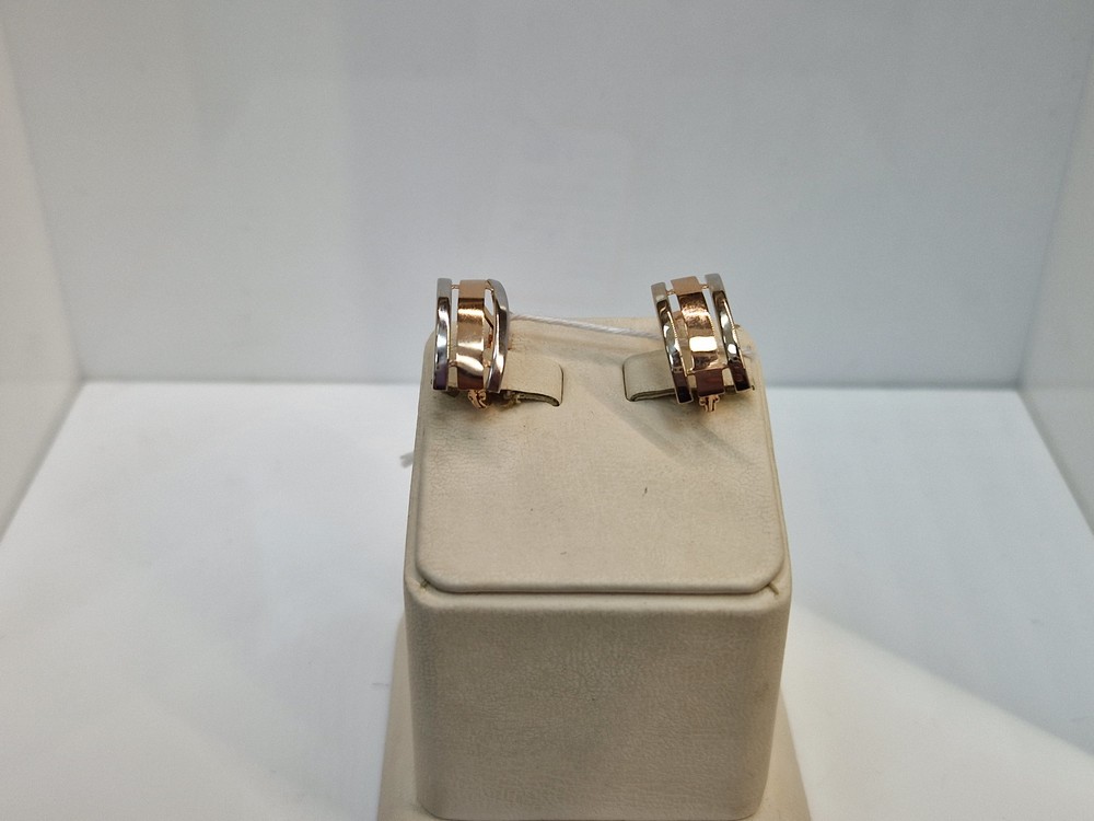 СЕРЬГИ БЕЗ КАМНЯ (Au 585)