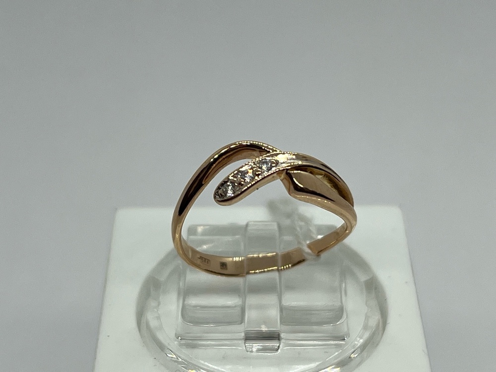 КОЛКМИ585 КОЛЬЦО С КАМНЯМИ (Au 585)