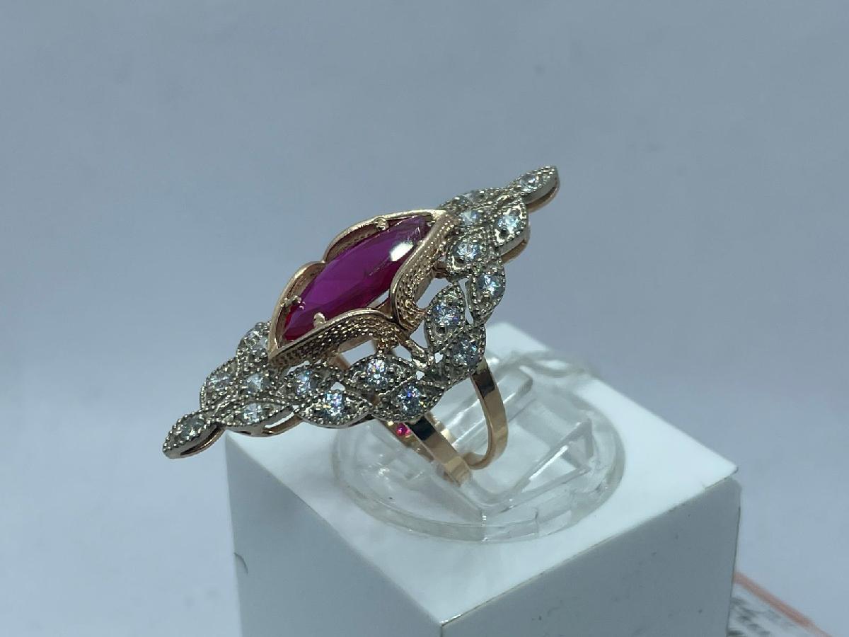 КОЛКМИ585 КОЛЬЦО С КАМНЯМИ (Au 585)