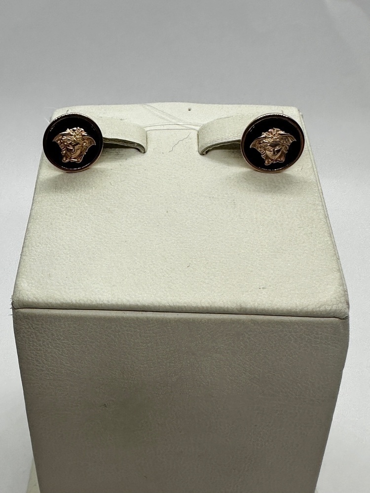 0505232 СЕРЬГИ ПУСЕТЫ эмаль (Au 585)