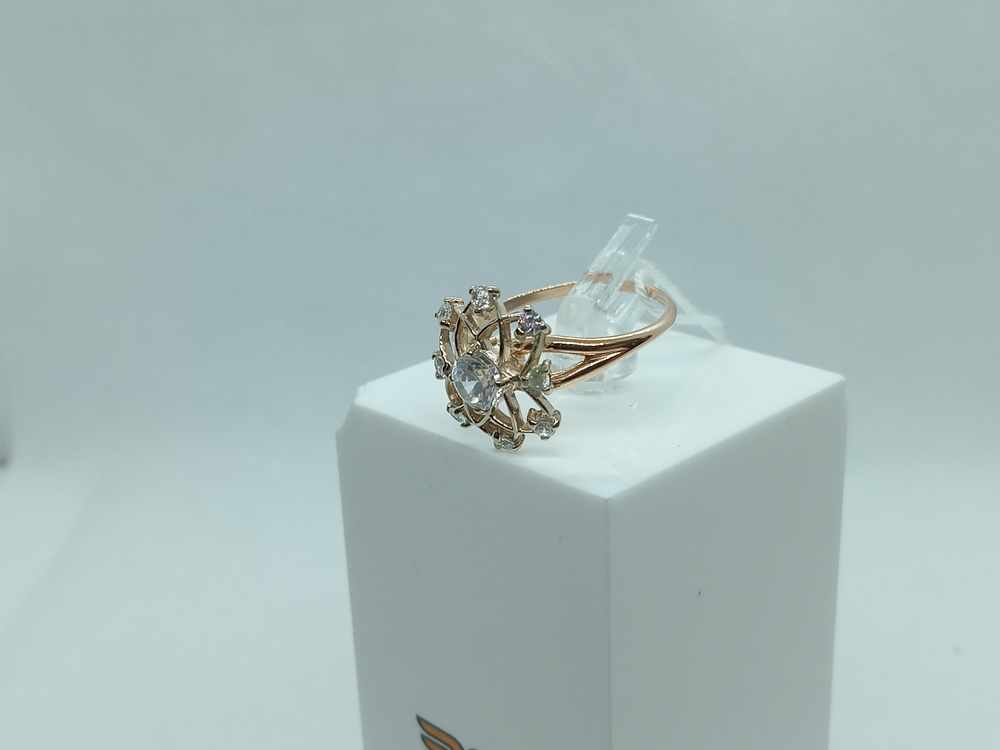 КОЛКМИ585 КОЛЬЦО С КАМНЯМИ (Au 585)