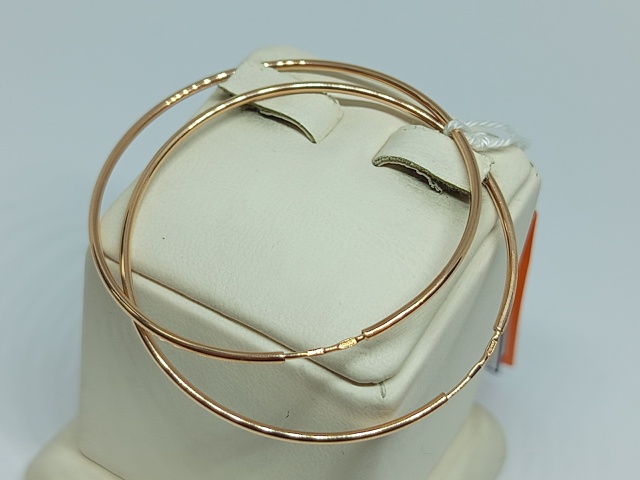 СКОН585 СЕРЬГИ КОНГО (Au 585)