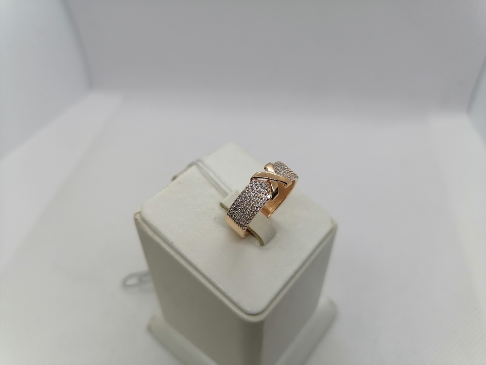 КОЛКМИ585 КОЛЬЦО С КАМНЯМИ (Au 585)