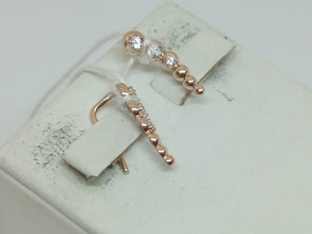 СЕРЬГИ С КАМНЯМИ (Au 375)