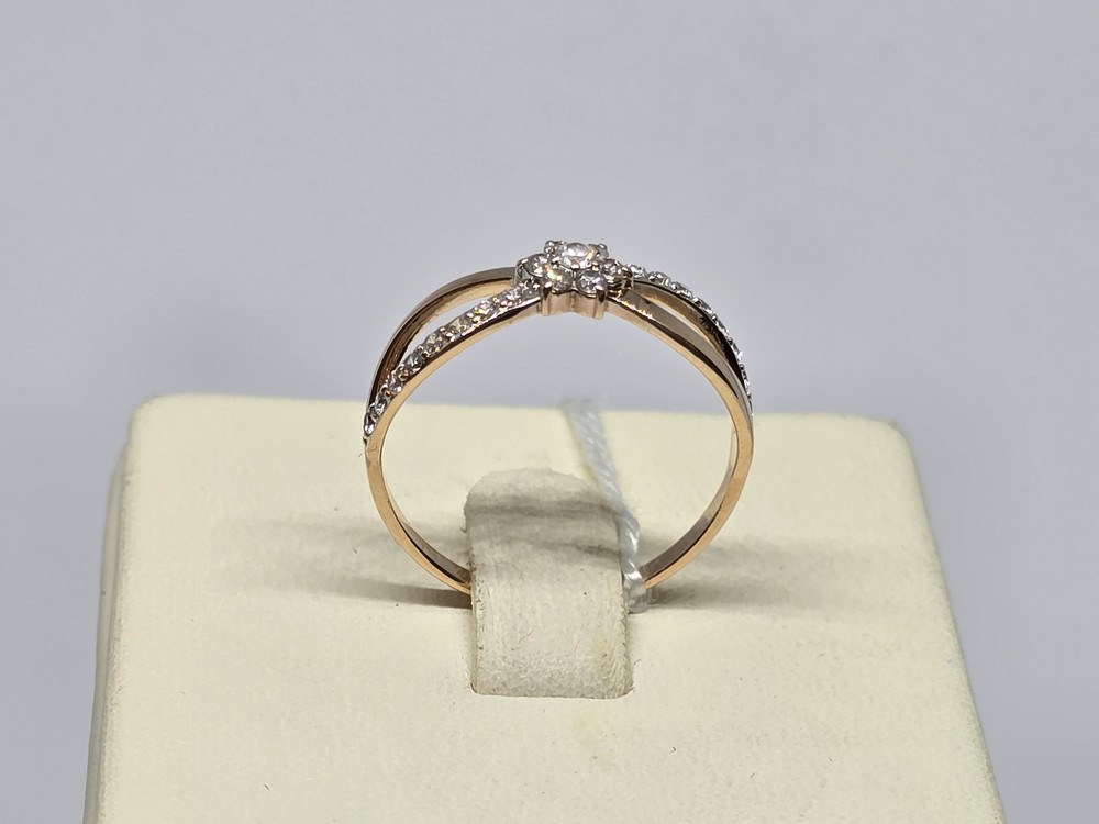 КОЛКМИ585 КОЛЬЦО С КАМНЯМИ (Au 585)