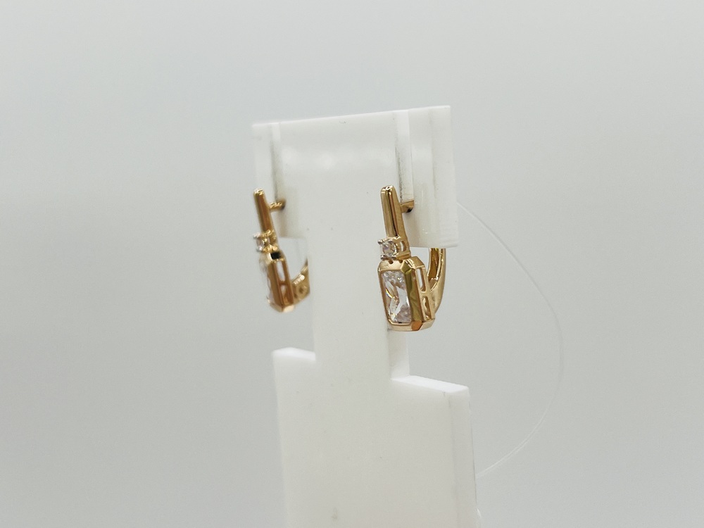 СЕРЬГИ С КАМНЯМИ (Au 585)