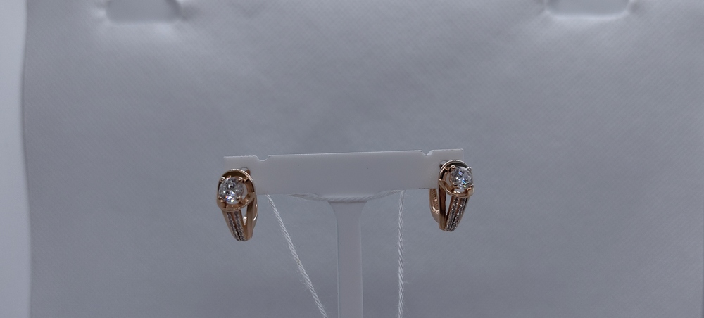 СЕРЬГИ С КАМНЯМИ (Au 585)