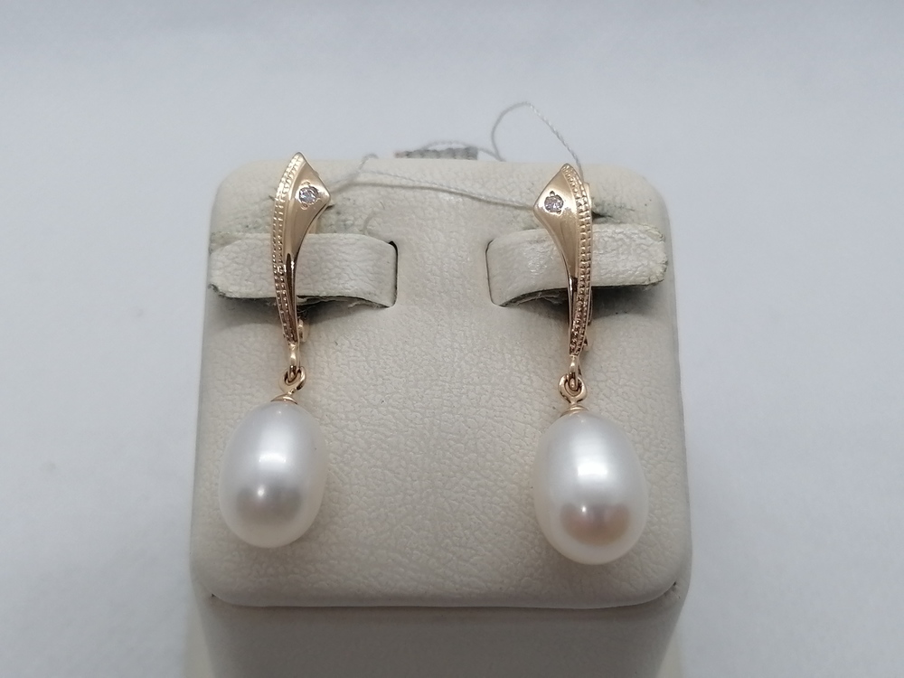 СЕРЬГИ С КАМНЯМИ (Au 585)