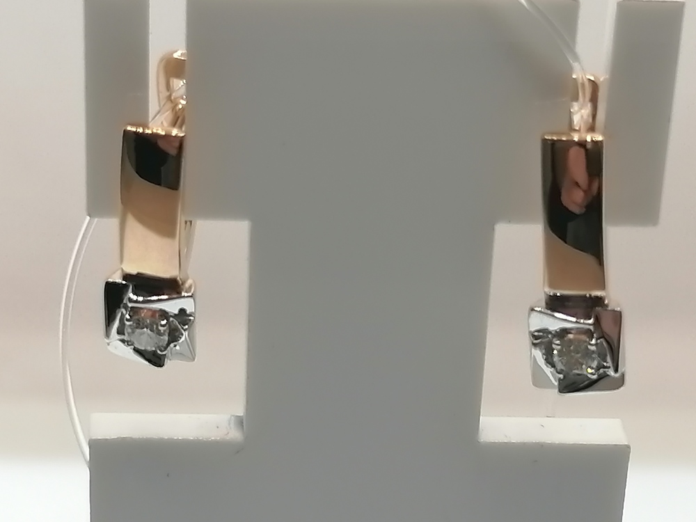 СЕРЬГИ БРИЛЛИАНТ (Au 585)