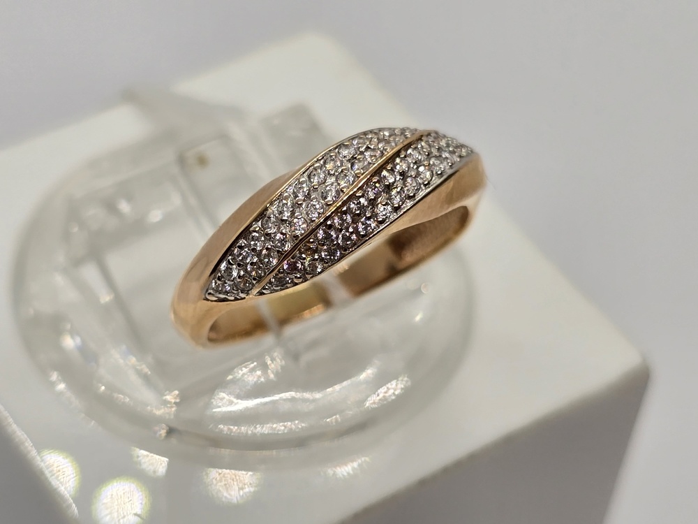 КОЛКМИ585 КОЛЬЦО С КАМНЯМИ (Au 585)