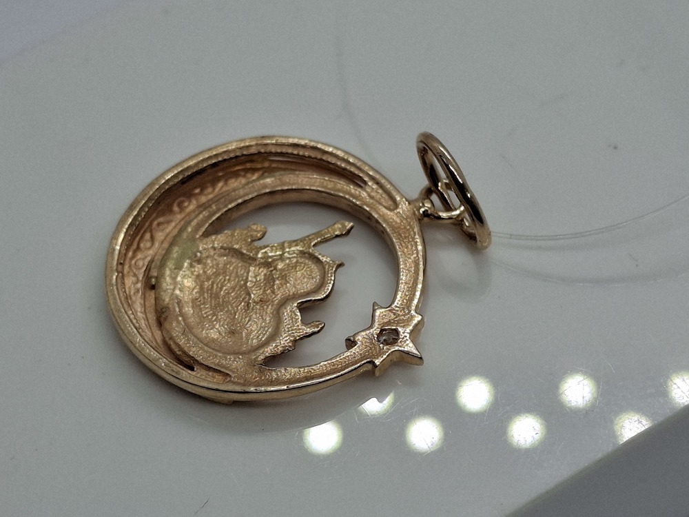 ПОДВЕСКА МЕЧЕТЬ с камнем (Au 585)