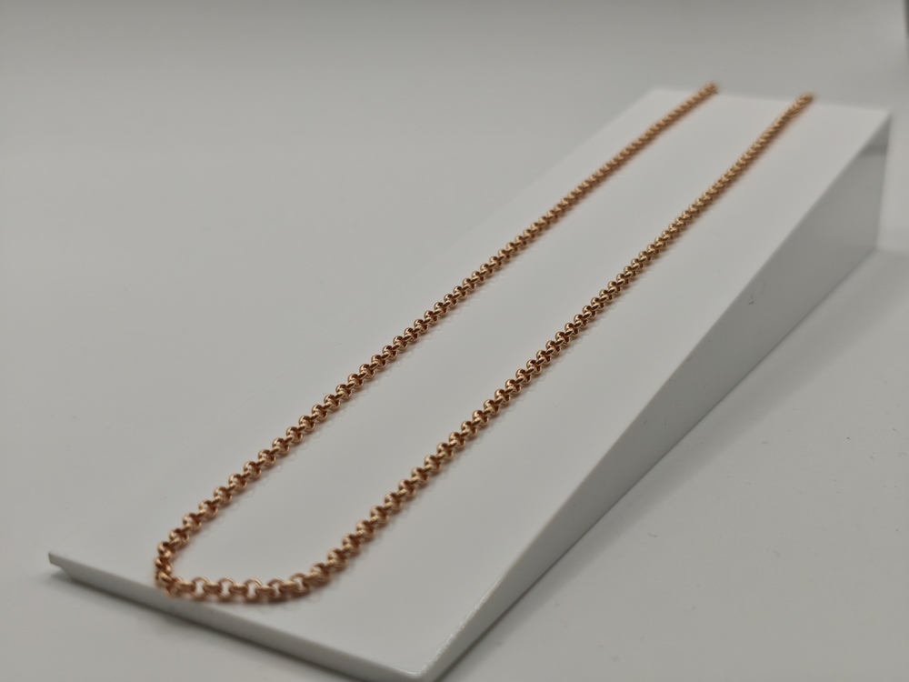 8080280П-55 ЦЕПЬ ПУСТОТЕЛАЯ Шопард(бельцер) (Au 585)