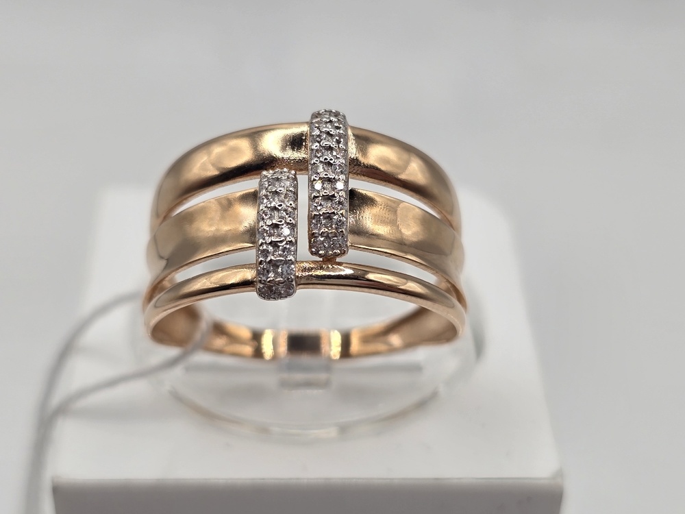 КОЛКМИ585 КОЛЬЦО С КАМНЯМИ (Au 585)