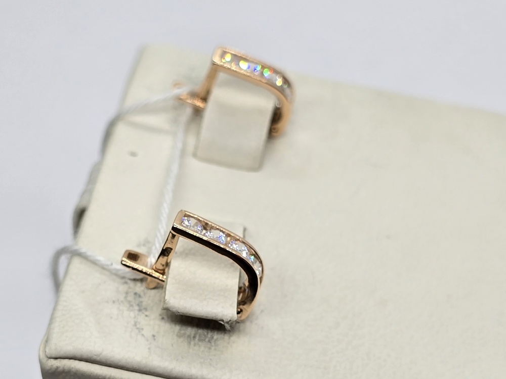 СЕРЬГИ С КАМНЯМИ (Au 585)