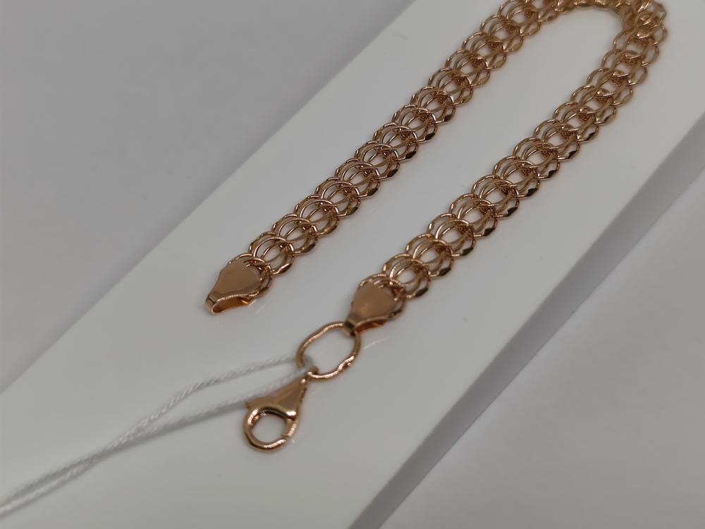 БРАСЛЕТ ПОЛНОВЕСНЫЙ Итальянка Au 585