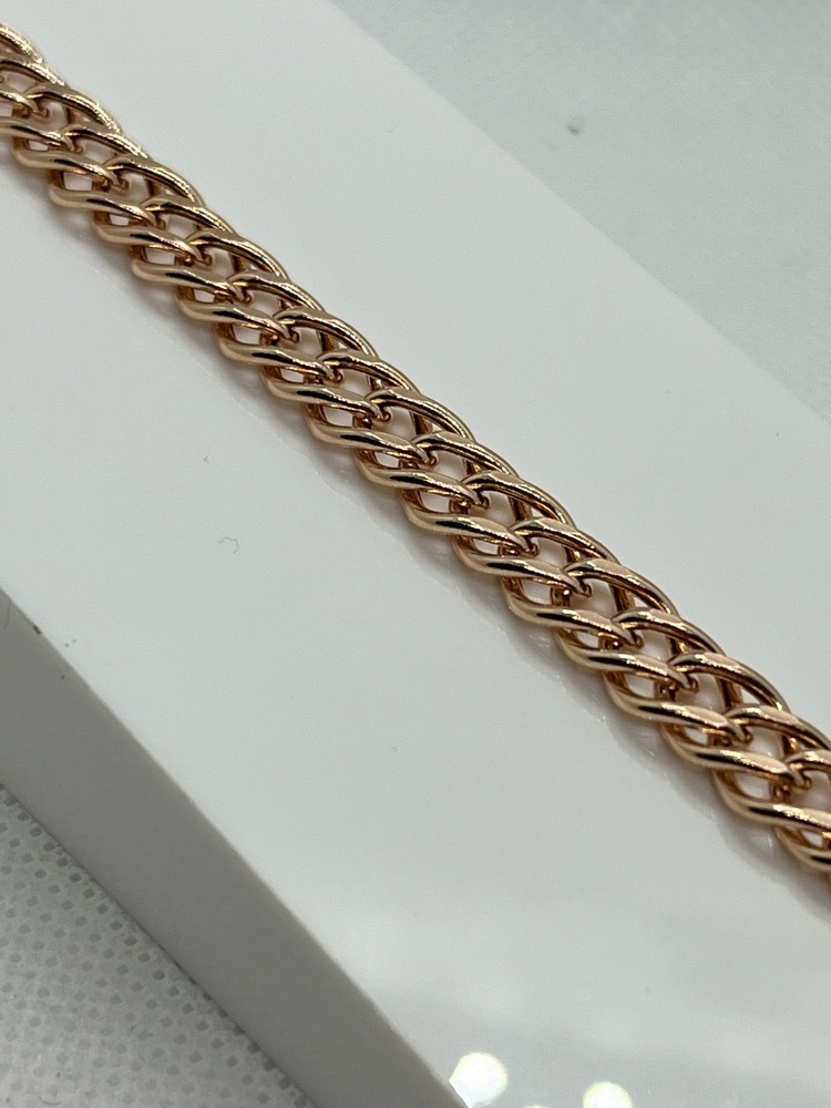 НБ 12-076ПГ БРАСЛЕТ ПУСТОТЕЛЫЙ (Au 585)